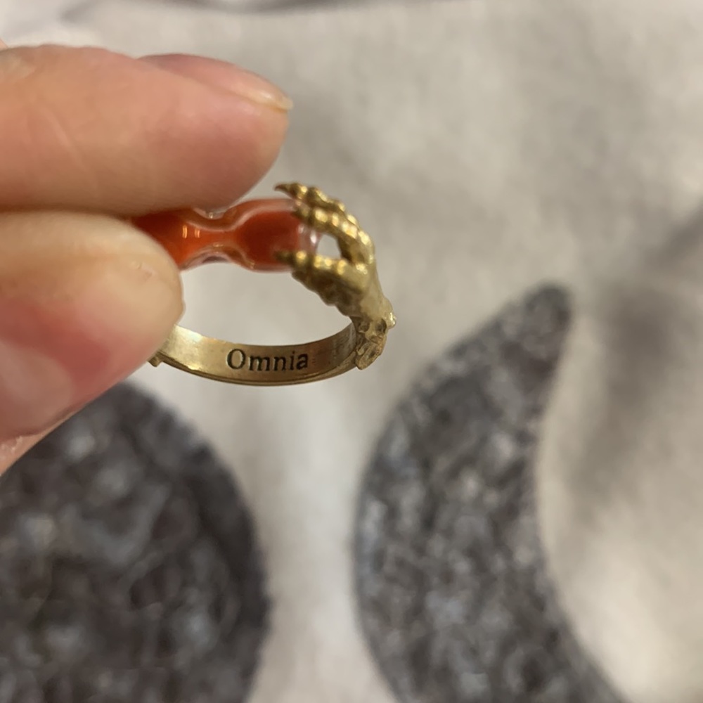 COPY - Omnia Studios Brass Moira Ring - Picture 3 of 3